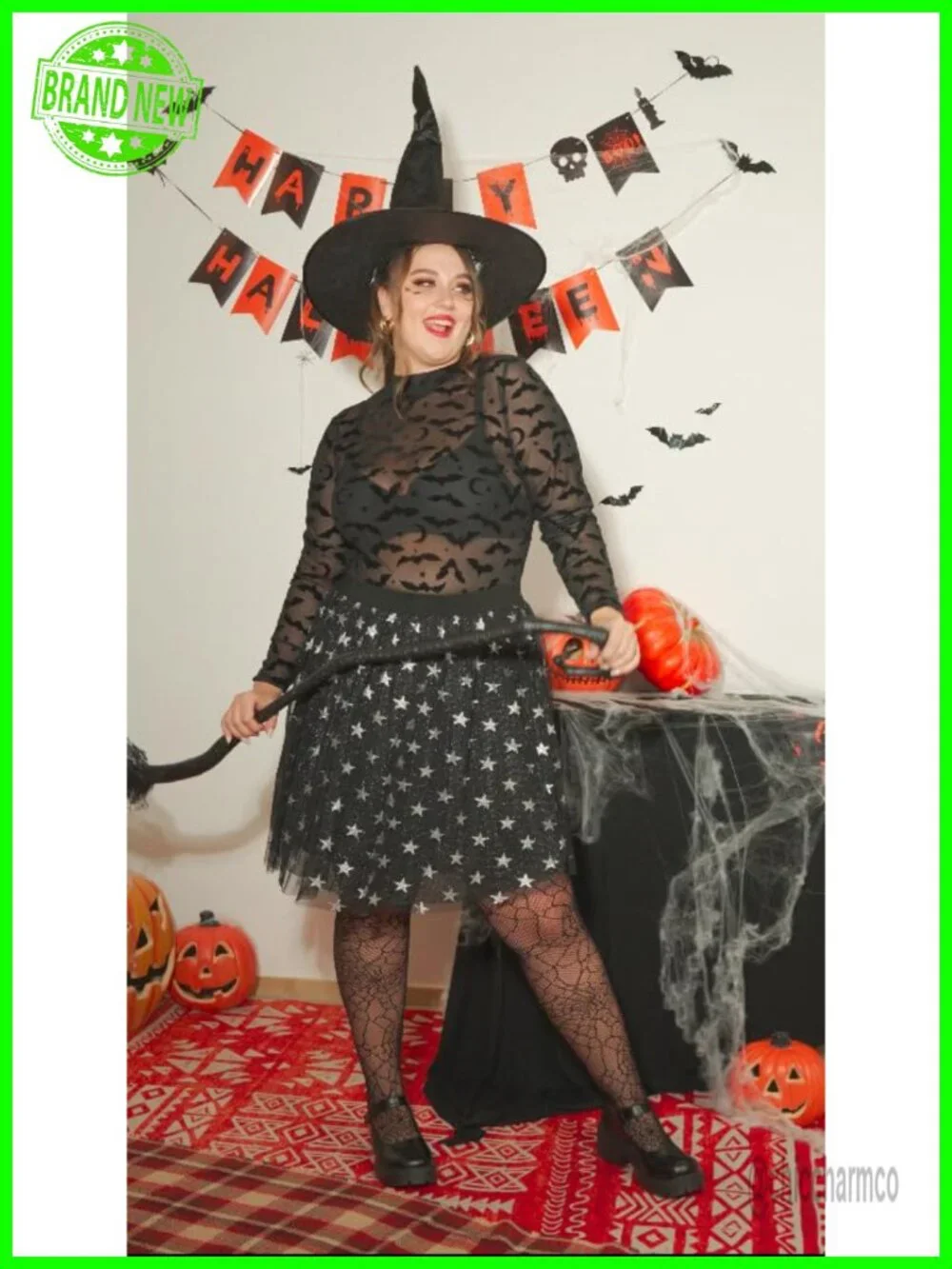 Women's Plus Size Mesh Top See Through Sheer Tunic Crewneck Long Sleeve
